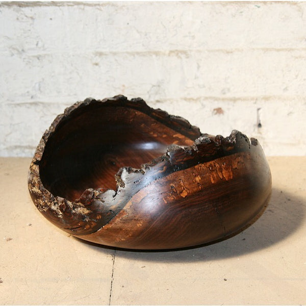 Live Edge Walnut Coupe Bowl