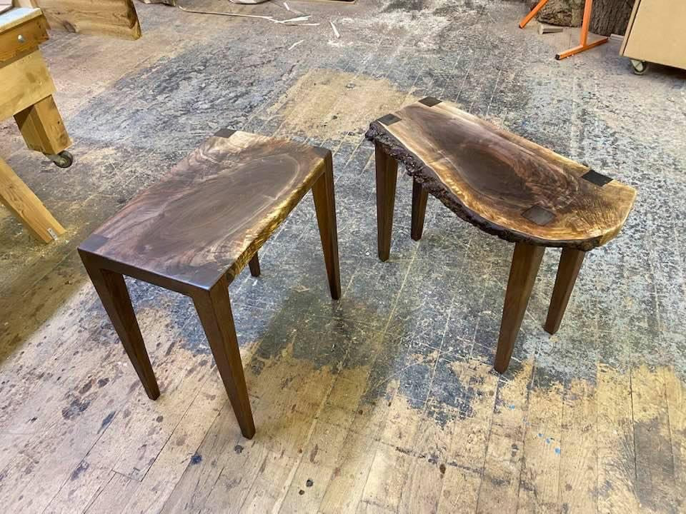Walnut Side Table