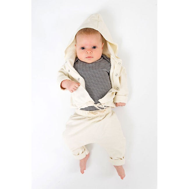 Organic Hooded Baby Cardigan