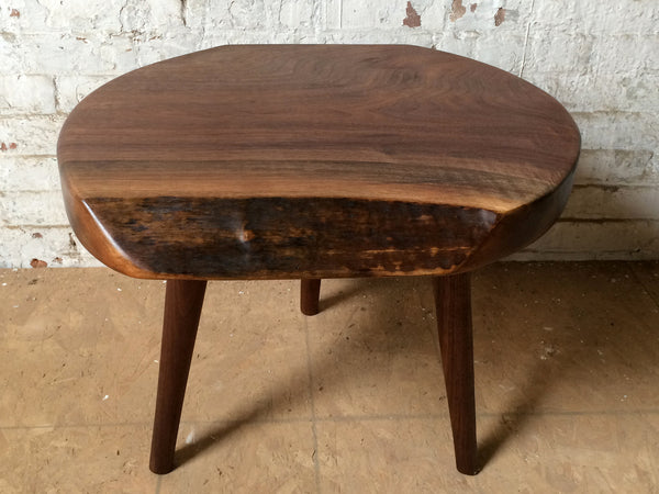 Custom Walnut Mini Side Table