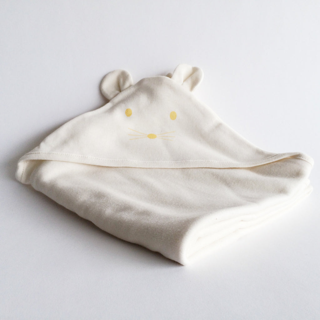 Organic Hooded Baby Swaddle