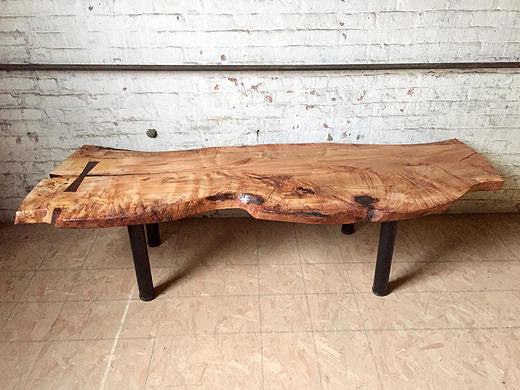 Burled Maple Coffee Table