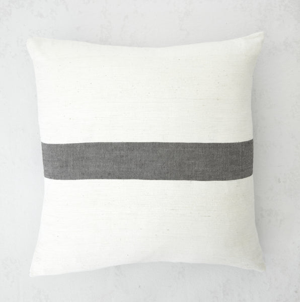 Zelalem Grey Stripe Pillow