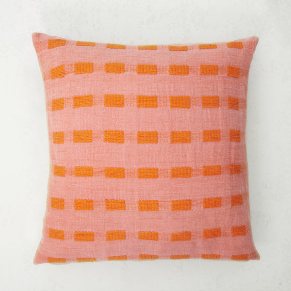 Coral Dash Pillow