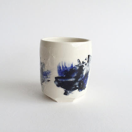 Blue + White Porcelain Tumbler