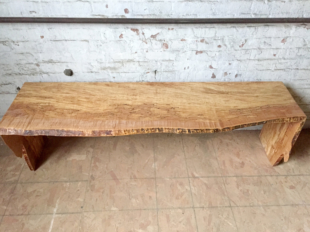 Spalted Maple Bench