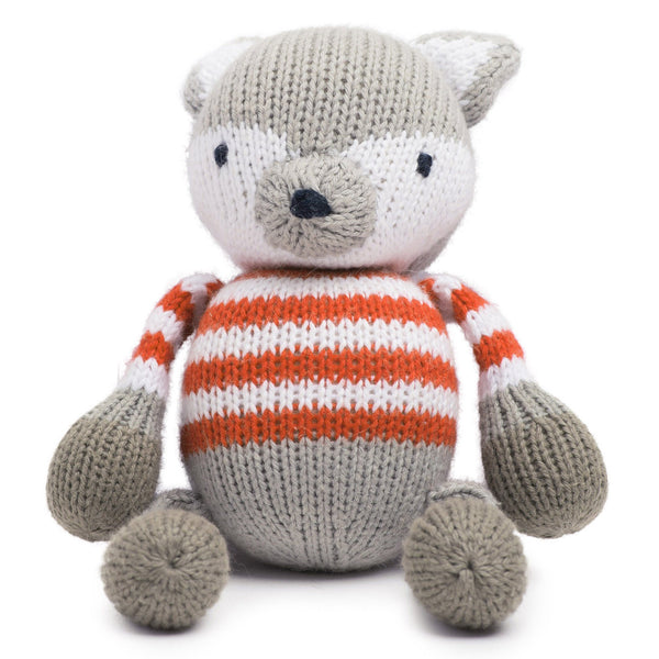 Organic Cotton Knit Rattle Fox