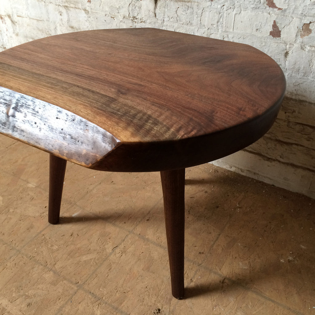 Custom Walnut Mini Side Table