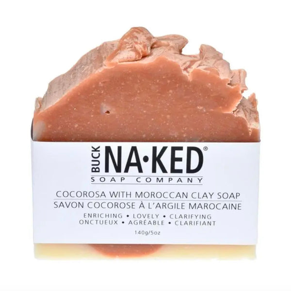 Buck Naked Soap Bar CocoRosa + Moroccan Clay