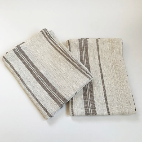 Natural + Stone Stripe Tea Towel
