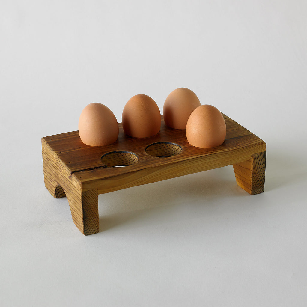 Handmade wood aldermere egg tray