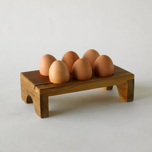 Handmade wood aldermere egg tray