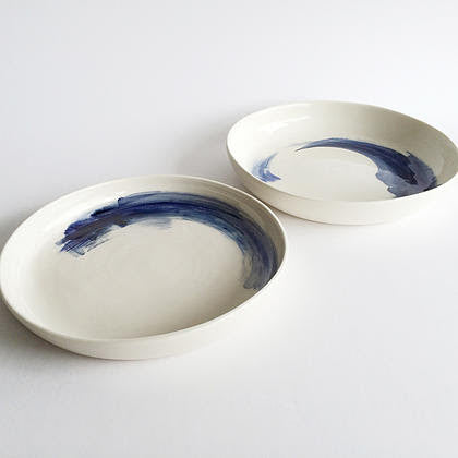 Blue + White Porcelain Dish
