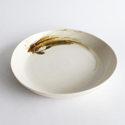 Umber + White Porcelain Dish